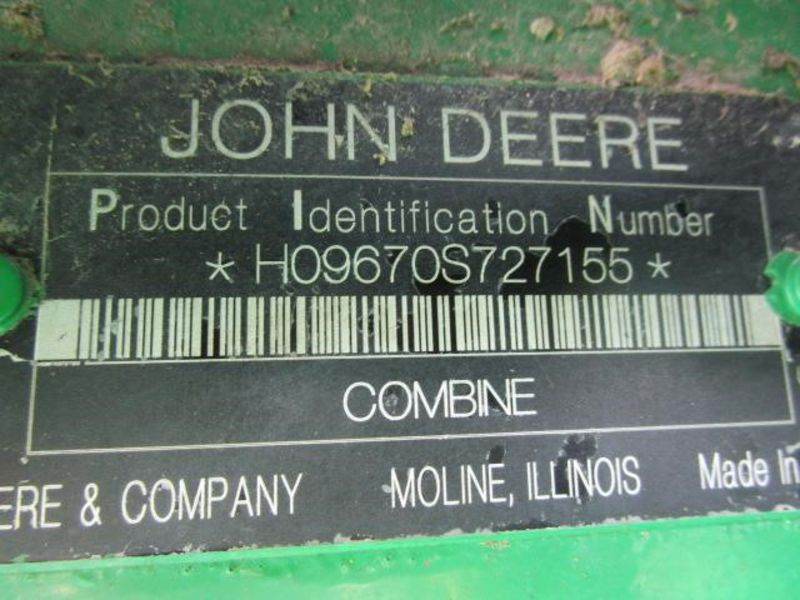 Комбайн 2008 John Deere 9670 STS 