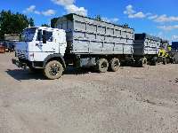 КАМАЗ-55102 с прицепом СЗАП-8527 зерновоз 10000$